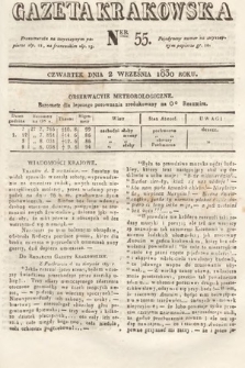 Gazeta Krakowska. 1830, nr 55