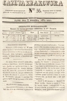 Gazeta Krakowska. 1830, nr 56