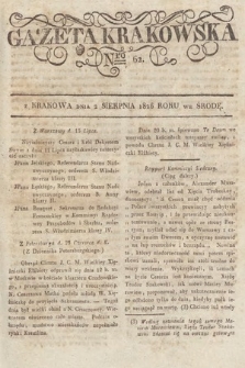 Gazeta Krakowska. 1826, nr 62