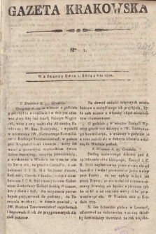Gazeta Krakowska. 1800, nr 1