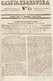 Gazeta Krakowska. 1830, nr 62
