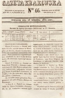 Gazeta Krakowska. 1830, nr 66