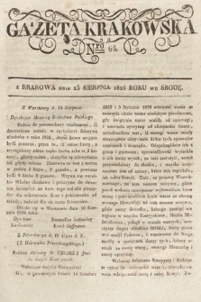 Gazeta Krakowska. 1826, nr 68