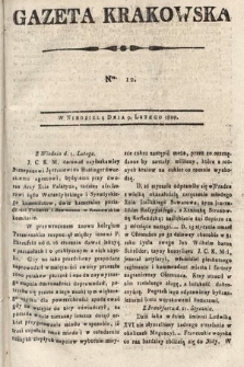 Gazeta Krakowska. 1800, nr 12