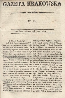 Gazeta Krakowska. 1800, nr 13
