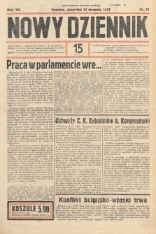 Nowy Dziennik. 1937, nr 21