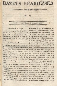 Gazeta Krakowska. 1800, nr 14