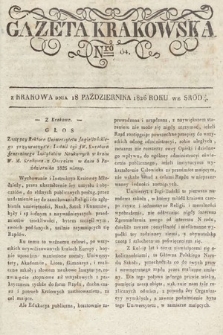 Gazeta Krakowska. 1826, nr 84