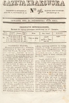 Gazeta Krakowska. 1830, nr 96