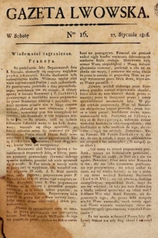 Gazeta Lwowska. 1816, nr 16