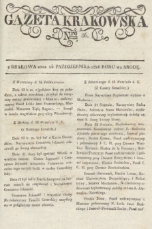 Gazeta Krakowska. 1826, nr 86