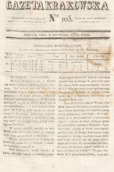 Gazeta Krakowska. 1830, nr 105