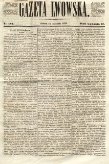 Gazeta Lwowska. 1870, nr 184