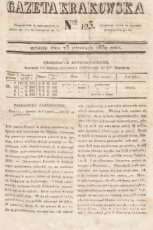 Gazeta Krakowska. 1830, nr 123