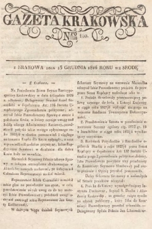 Gazeta Krakowska. 1826, nr 100