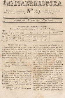 Gazeta Krakowska. 1830, nr 129