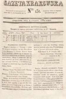 Gazeta Krakowska. 1830, nr 131