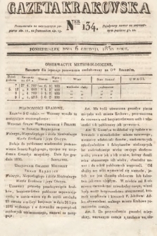 Gazeta Krakowska. 1830, nr 134