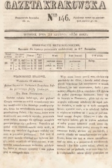 Gazeta Krakowska. 1830, nr 146