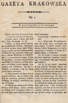 Gazeta Krakowska. 1810, nr 4