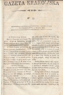 Gazeta Krakowska. 1800, nr 53
