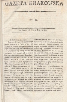 Gazeta Krakowska. 1800, nr 59