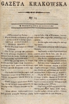 Gazeta Krakowska. 1810, nr 14