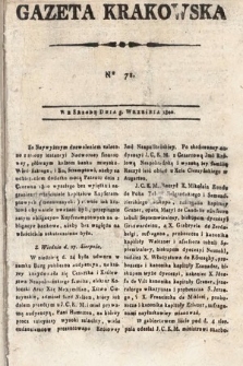 Gazeta Krakowska. 1800, nr 71
