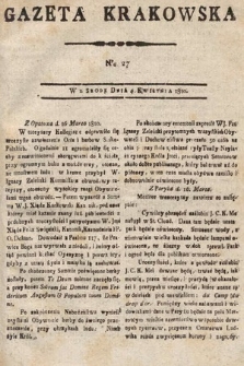 Gazeta Krakowska. 1810, nr 27