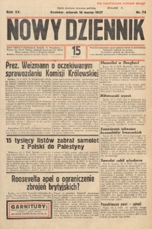 Nowy Dziennik. 1937, nr 75