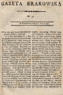 Gazeta Krakowska. 1810, nr 40