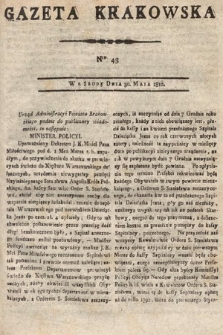 Gazeta Krakowska. 1810, nr 43