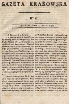 Gazeta Krakowska. 1810, nr 47