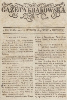 Gazeta Krakowska. 1829, nr 3