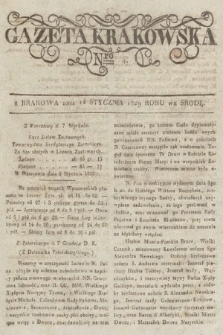 Gazeta Krakowska. 1829, nr 4