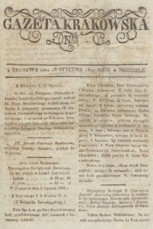 Gazeta Krakowska. 1829, nr 5
