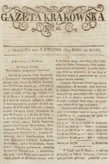 Gazeta Krakowska. 1829, nr 28