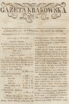 Gazeta Krakowska. 1829, nr 32