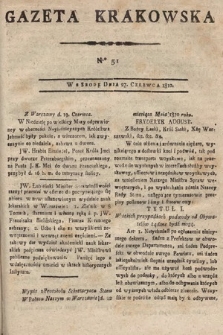 Gazeta Krakowska. 1810, nr 51