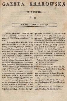 Gazeta Krakowska. 1810, nr 53