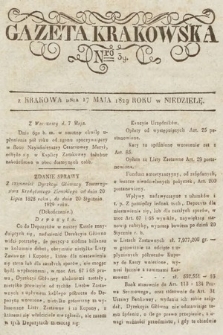 Gazeta Krakowska. 1829, nr 39