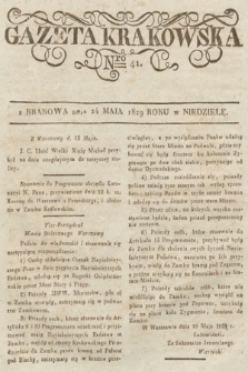 Gazeta Krakowska. 1829, nr 41