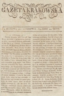 Gazeta Krakowska. 1829, nr 46