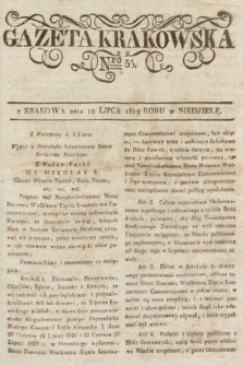 Gazeta Krakowska. 1829, nr 55