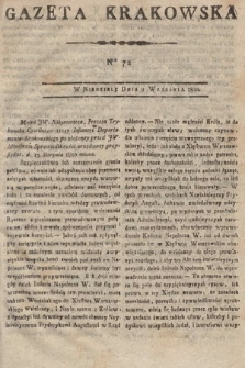 Gazeta Krakowska. 1810, nr 72