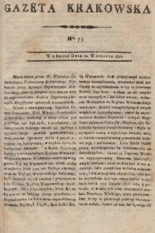 Gazeta Krakowska. 1810, nr 73