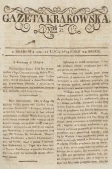 Gazeta Krakowska. 1829, nr 58