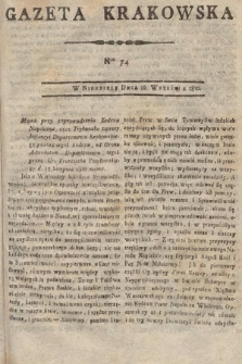 Gazeta Krakowska. 1810, nr 74