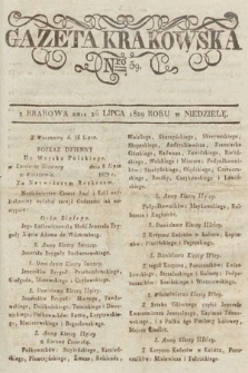 Gazeta Krakowska. 1829, nr 59
