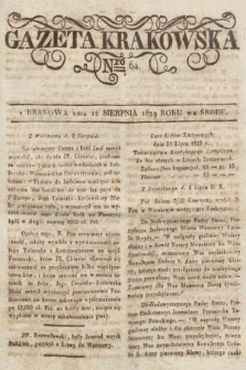 Gazeta Krakowska. 1829, nr 64